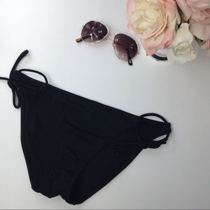 NWOT Victoria's Secret side lace up bikini bottoms